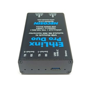 EthLinx Pro Duo | 2x Isolated RS-485 USB Data Converter over TCP Sockets