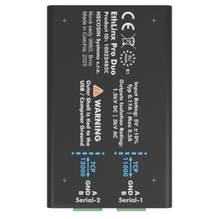 EthLinx Pro Duo | 2x Isolated RS-485 USB Data Converter...