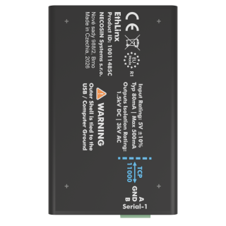 EthLinx | 1x Isolated RS-485 USB Data Converter over TCP...