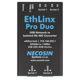 EthLinx Pro Duo | 2x Isolated RS-485 USB Data Converter...